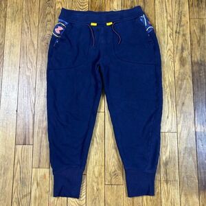 Columbia Sportswear Company Navy Blue Graphic Trim Jogger Sweatpants Size L